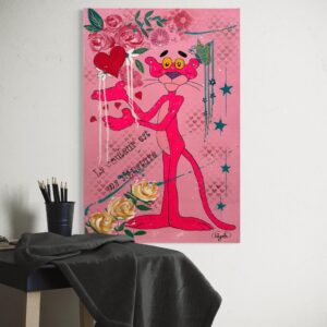 La Panthère Rose en fleur
